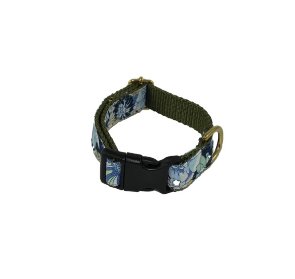 ISLA Collar - Blue floral print