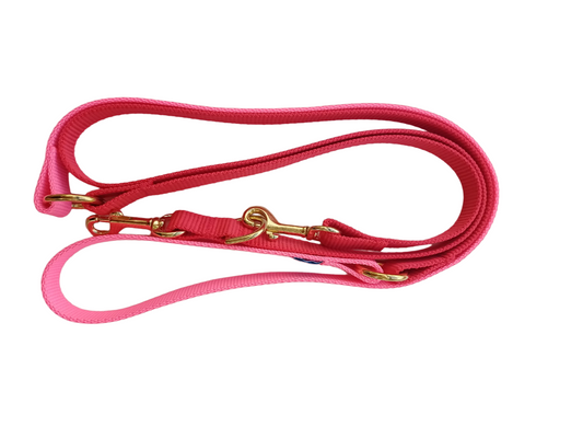 Happy Leash - Red and pink