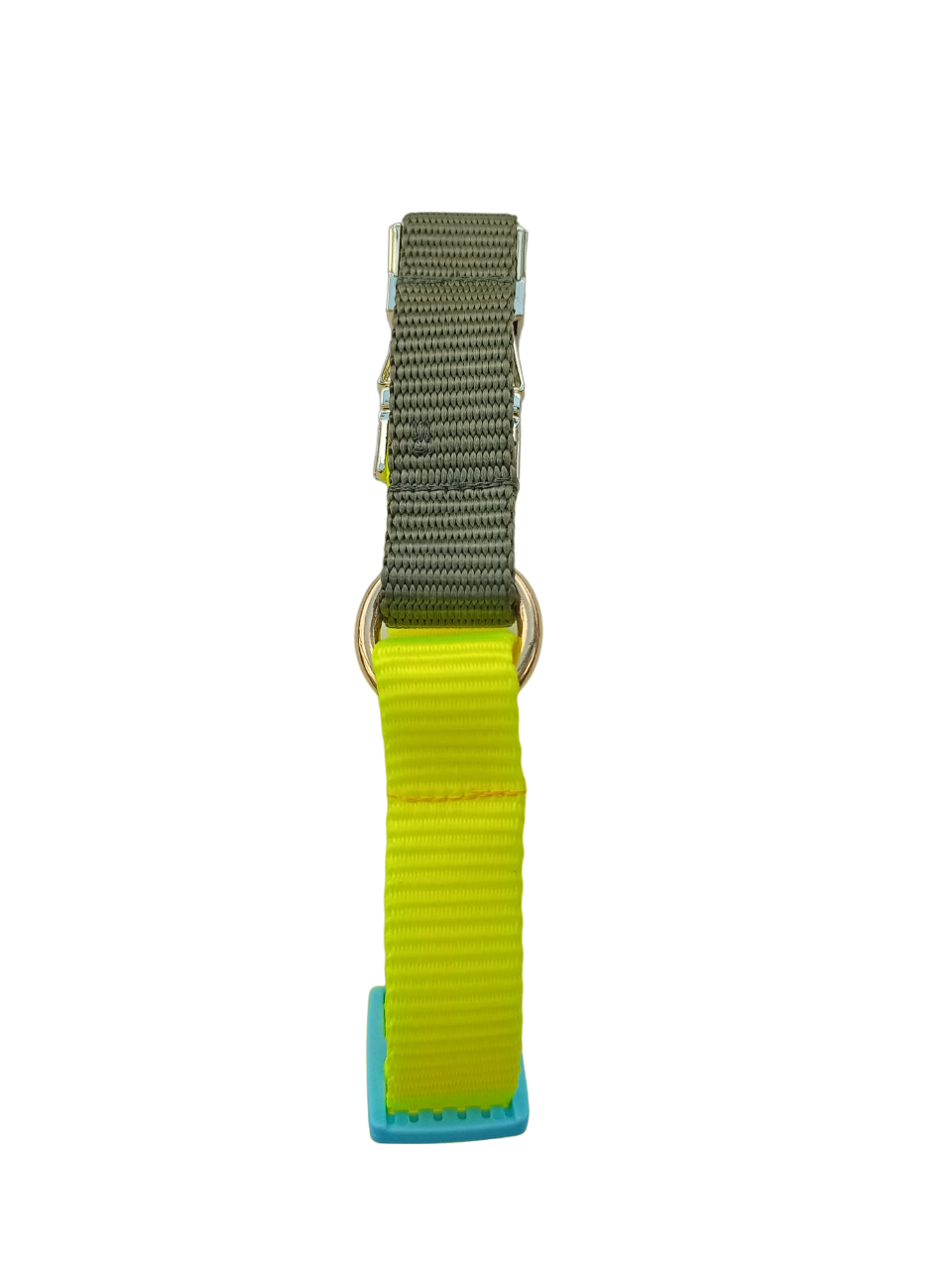 Happy Collar - Army green and yellow