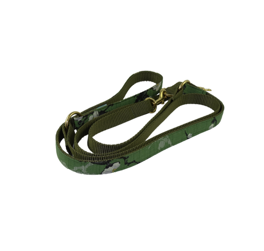 ISLA Leash - Delicate green floral