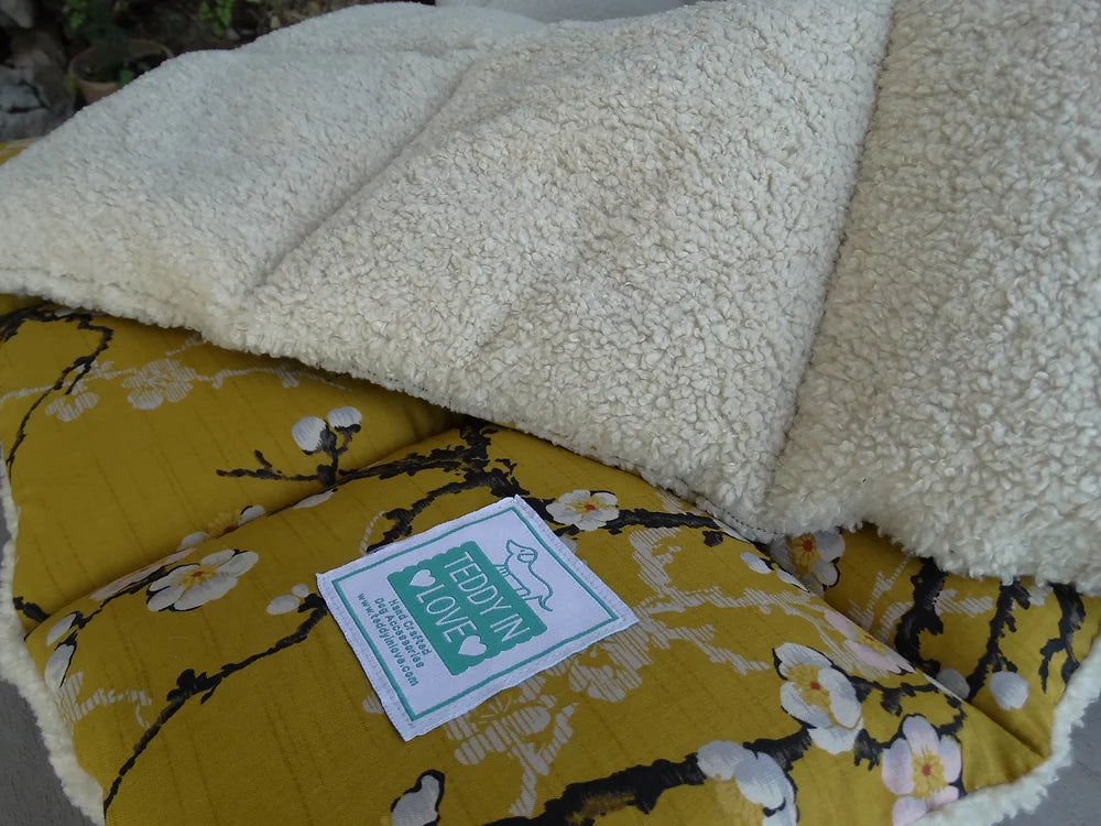 ISLA Dog Blanket - Mustard yellow